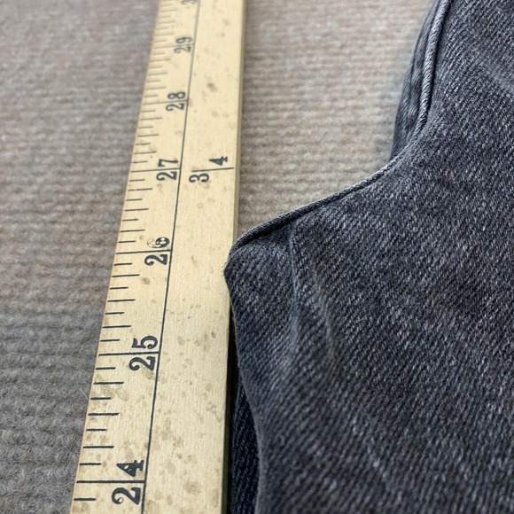 Abercrombie & Fitch Mom Jeans Womens 25 Gray High Rise Curve Love Straight Leg - Picture 10 of 12